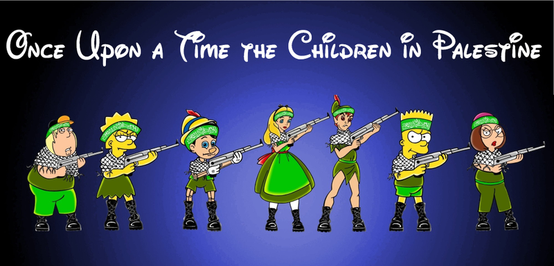 Illustration for article titled Horribly Misguided Pro-Israel Art Casts Princess Jasmine As a Terrorist